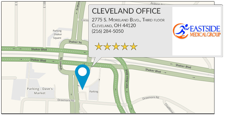 Center For Auto Accident Injury Treatment's Cleveland office location on google map