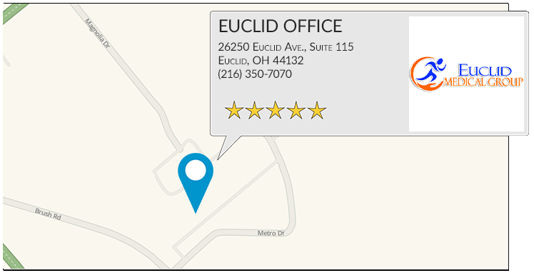 Center For Auto Accident Injury Treatment's Euclid office location on google map